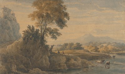Romantic Landscape by Thomas Girtin